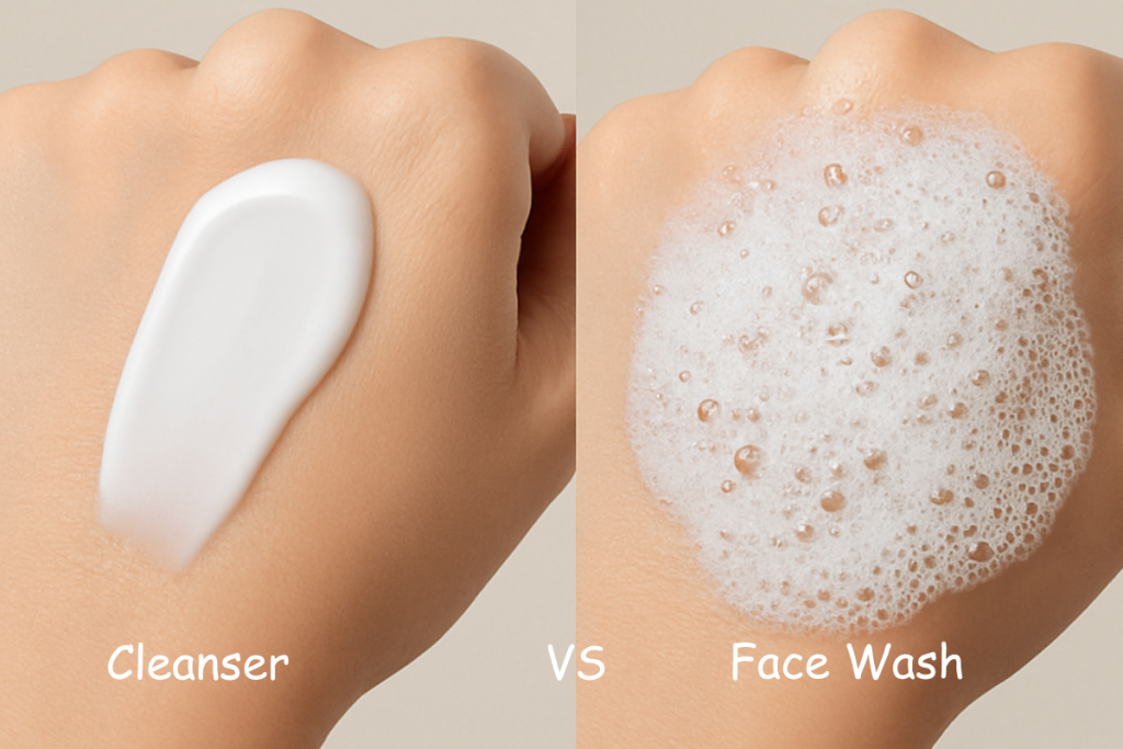Cleanser VS Facewash