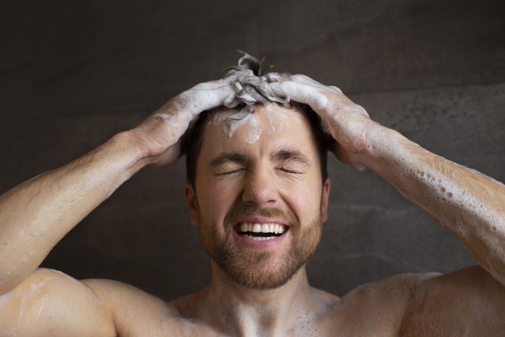 haircare routine for men